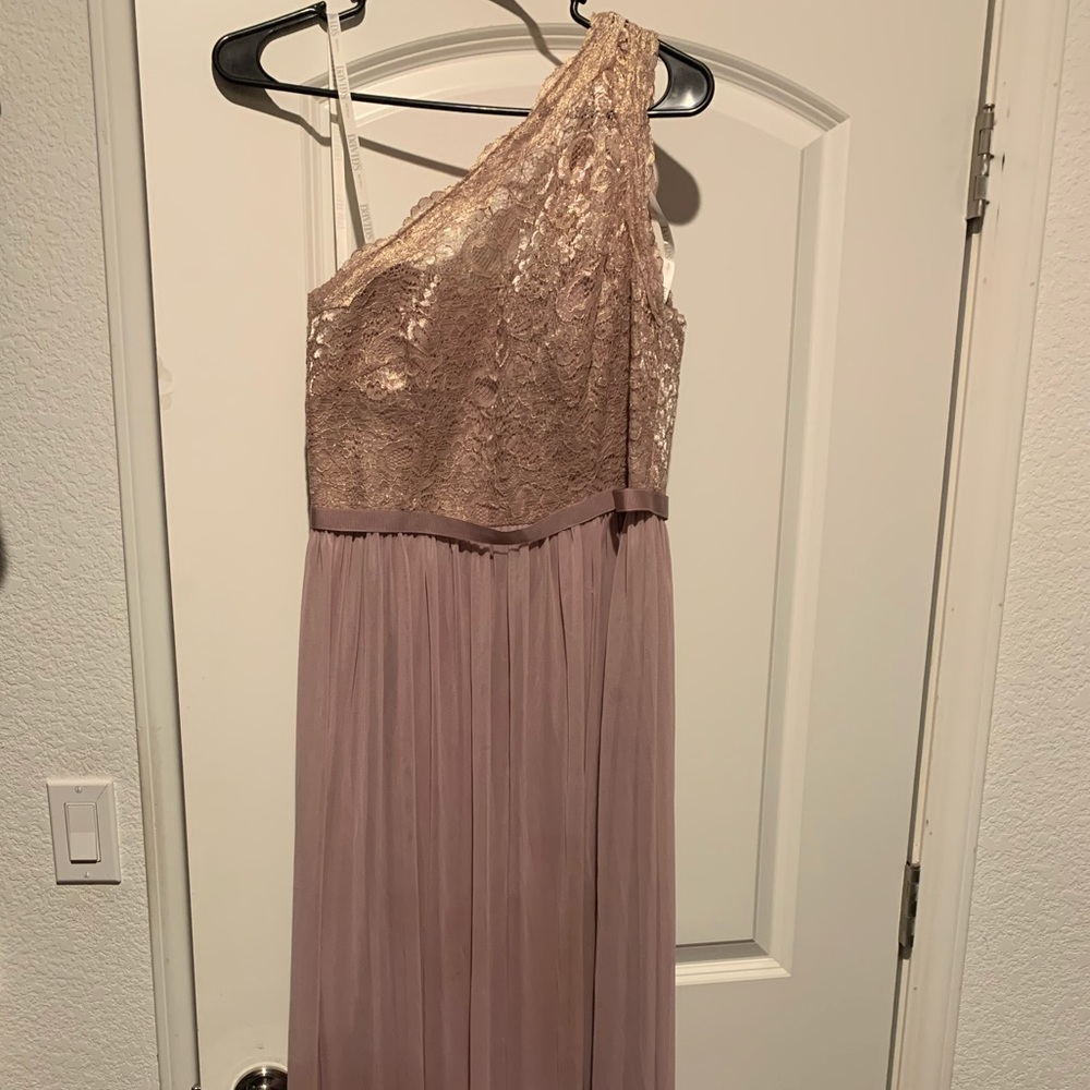 Rose Gold David’s Bridal Dress